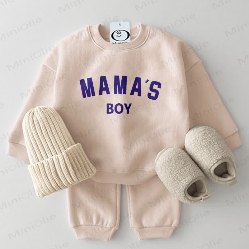 MAMA/MAMA'S BOY Mommy und ich Sweatshirt/Set - Beige - Baby-Set: 2-3J - image 2