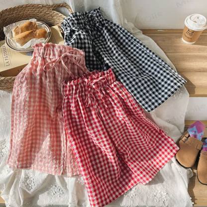 Kleinkind Mädchen Lockere Plaid weiche Hose - image 5