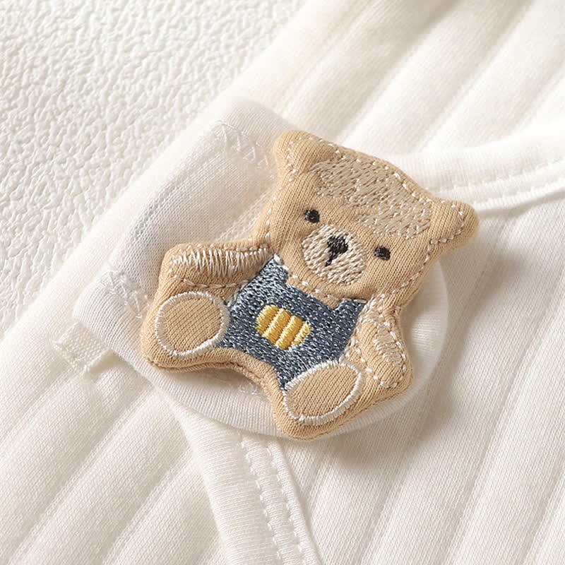 Baby Star Bear Kimono Romper - image 4