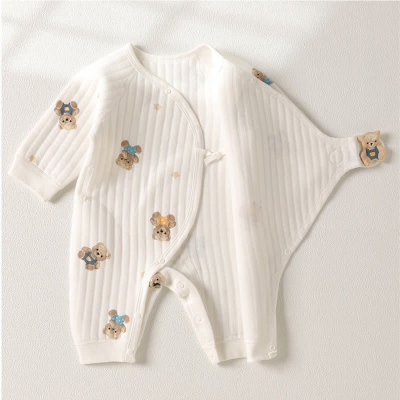 Baby Star Bear Kimono Romper - image 2