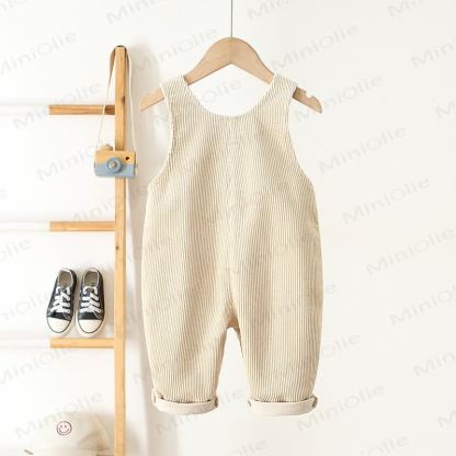 LOVE SMILE Kleinkind Cord-Taschen Latzhosen - image 3