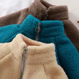 Baby Stehkragen Plüschjacke - image 3