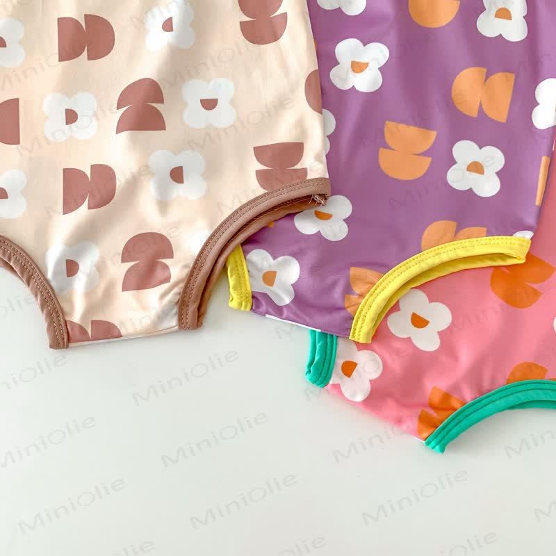 Einteiliger/zweiteiliger Badeanzug mit Hut für Baby Mädchen - image 10