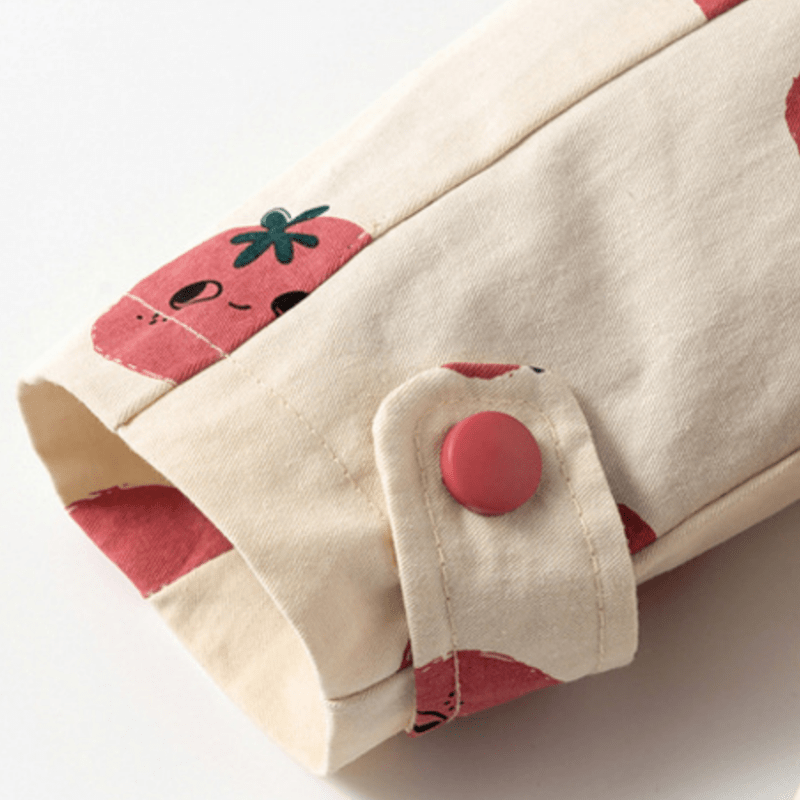 Trenchcoat mit Kapuze für Kind , Tomatenmuster - image 13