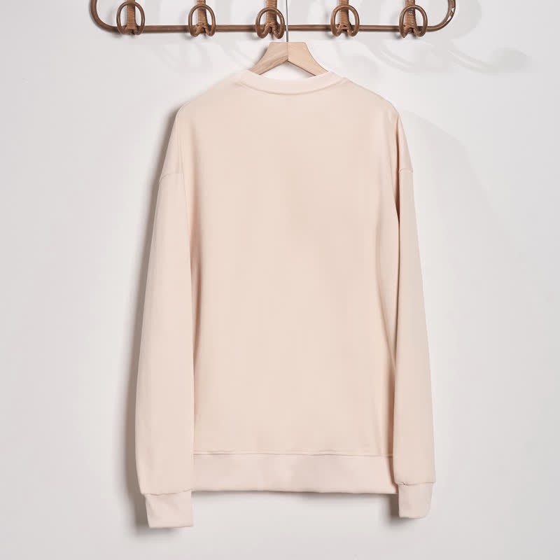MAMA/MAMA'S BOY/ GIRL Beige Familien Sweatshirt mit Mommy und ich“ - image 3