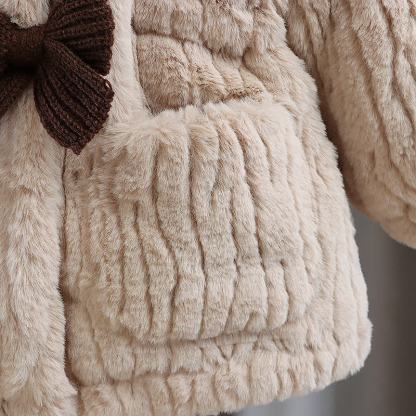 Vlies Oberbekleidung mit Schleife für Baby und Kleinkind - image 4