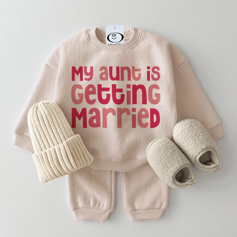 MY AUNT IS GETTING MARRIED Baby Set - Beige - 2-3J - image 1