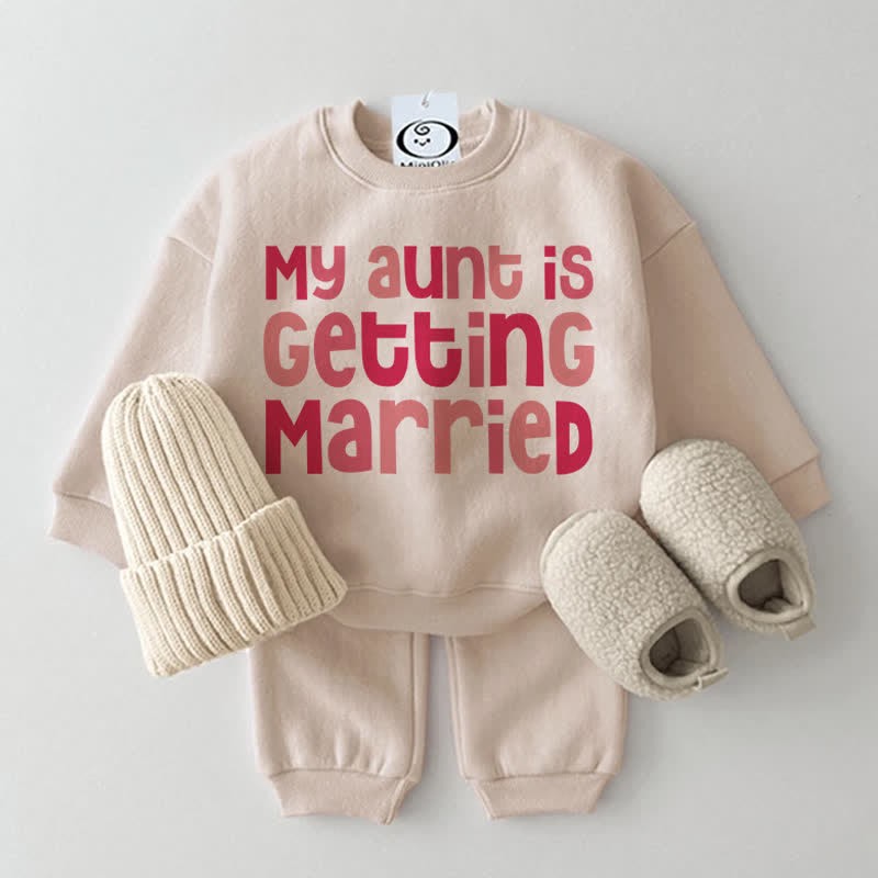 MY AUNT IS GETTING MARRIED Baby Set - Beige - 2-3J - image 1