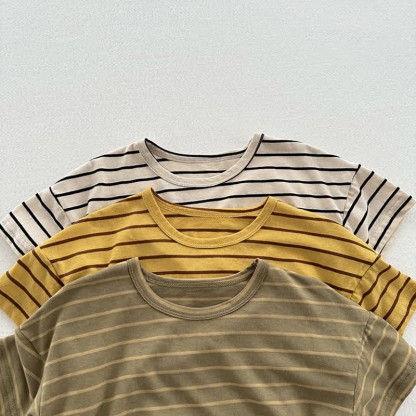 Gestreiftes Freizeit-T-Shirt für Kleinkind - image 3