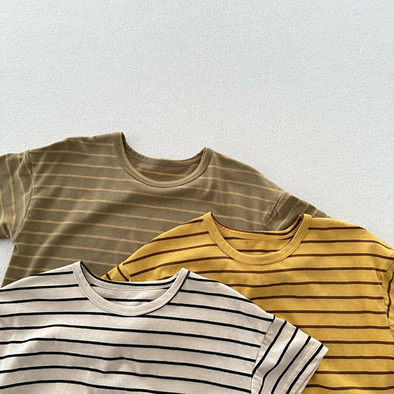 Gestreiftes Freizeit-T-Shirt für Kleinkind - image 5