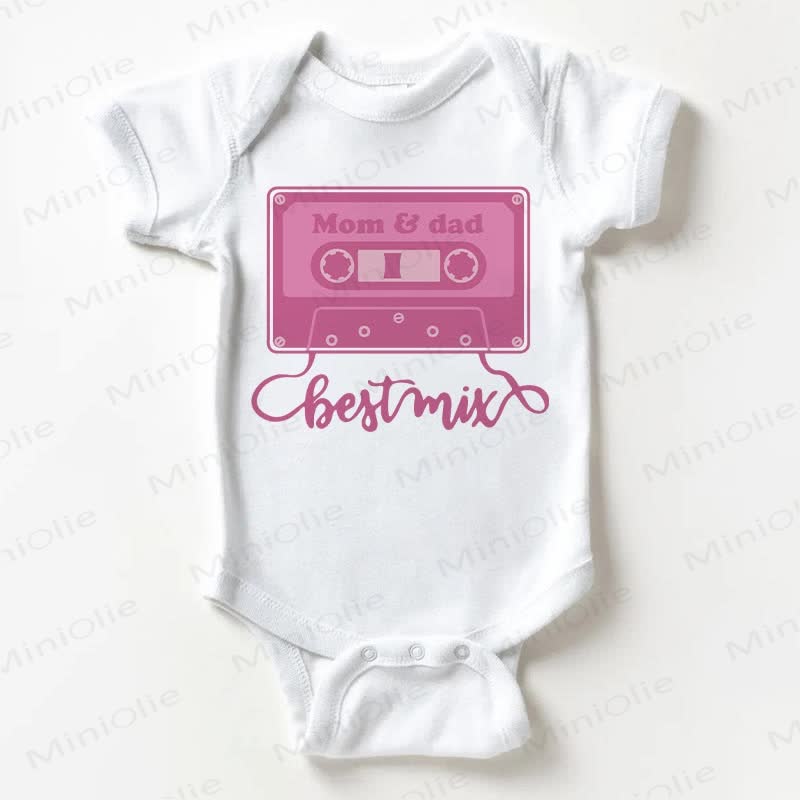 MOM & DAD BEST MIX Baby Weißer Bodysuit - Weiß - 18-24M - image 1