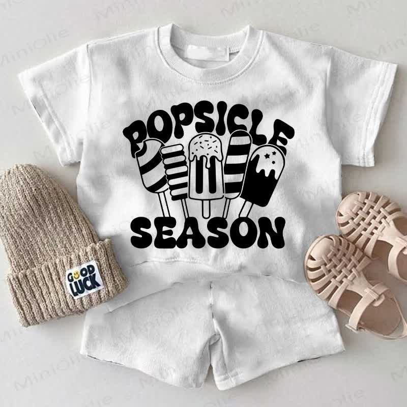 POPSICLE SEASON Baby 2-teiliges weißes Set - Weiß - 2-3J - image 1