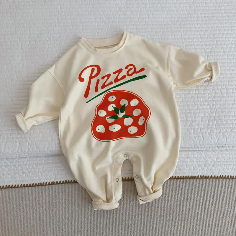 Baby Pizza – Beige Strampler in Beige - Beige - 2-3J - image 1