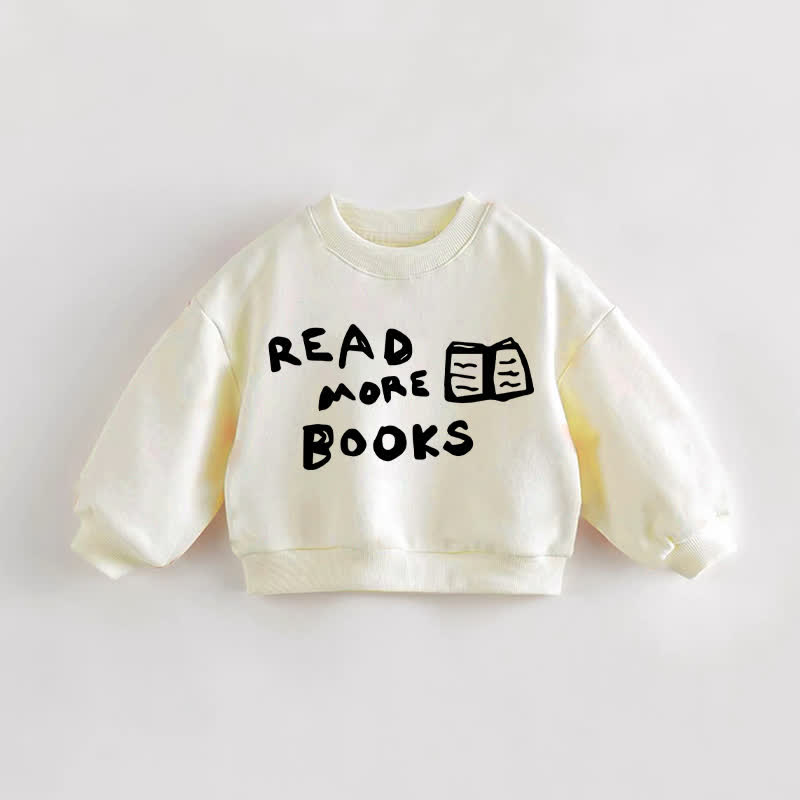 READ MORE BOOKS Baby Kleinkind Sweatshirt - Creme - 3-5J - image 1