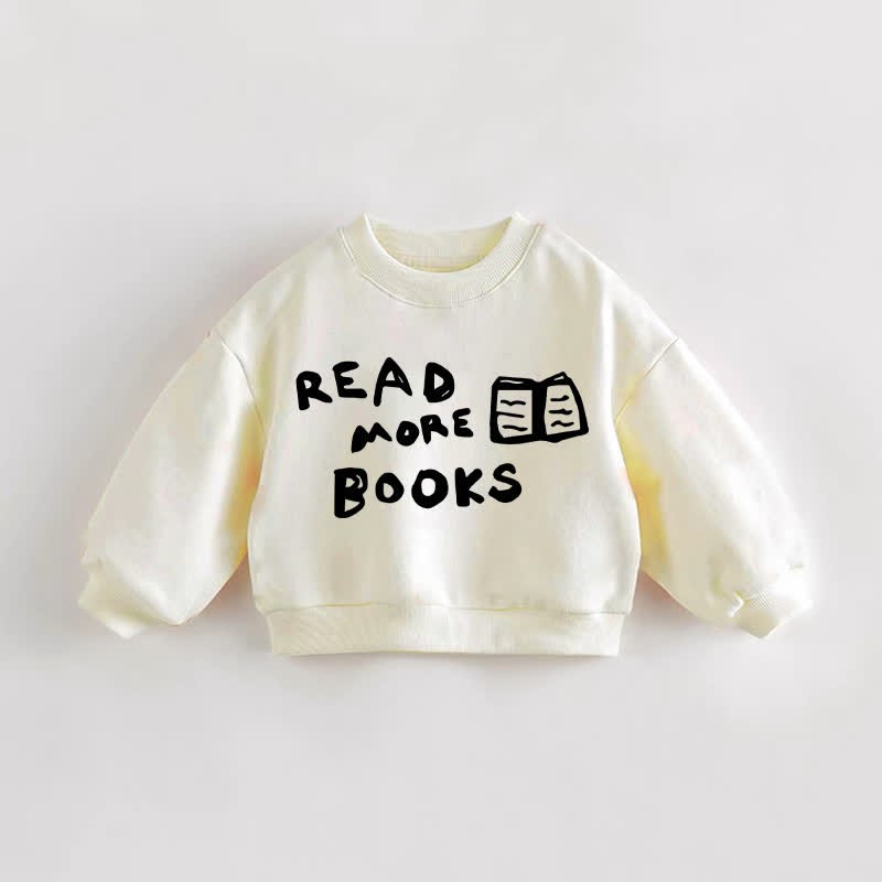READ MORE BOOKS Baby Kleinkind Sweatshirt - Creme - 3-5J - image 1