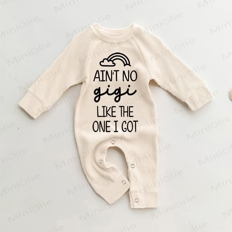 AIN'T NO GIGI LIKE THE ONE I GOT Baby Strampler - Beige - 18-24M - image 1