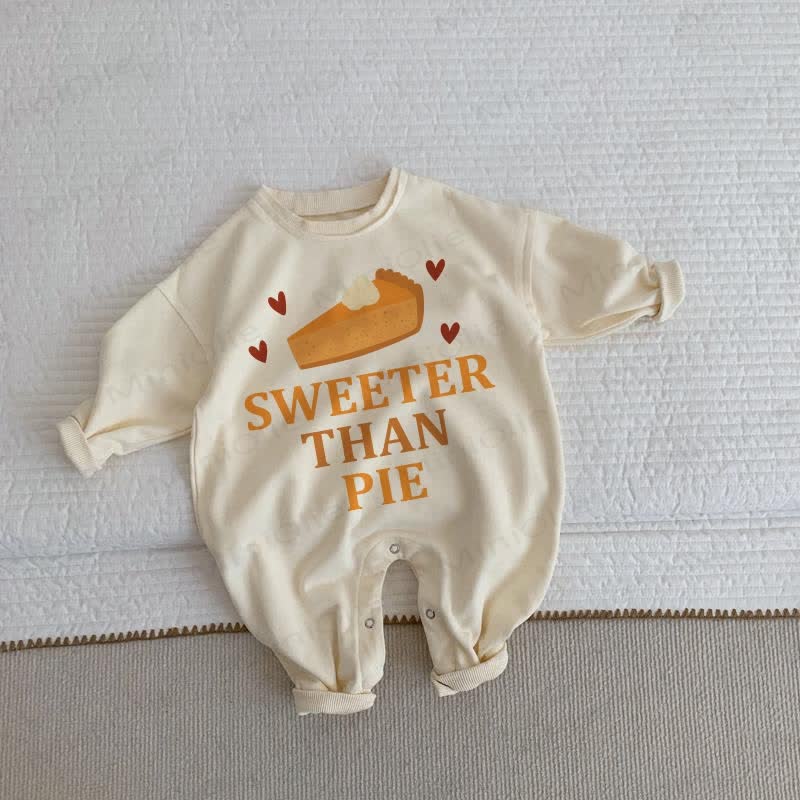SWEETER THAN PIE Baby Strampler in Beige - Beige - 2-3J - image 1
