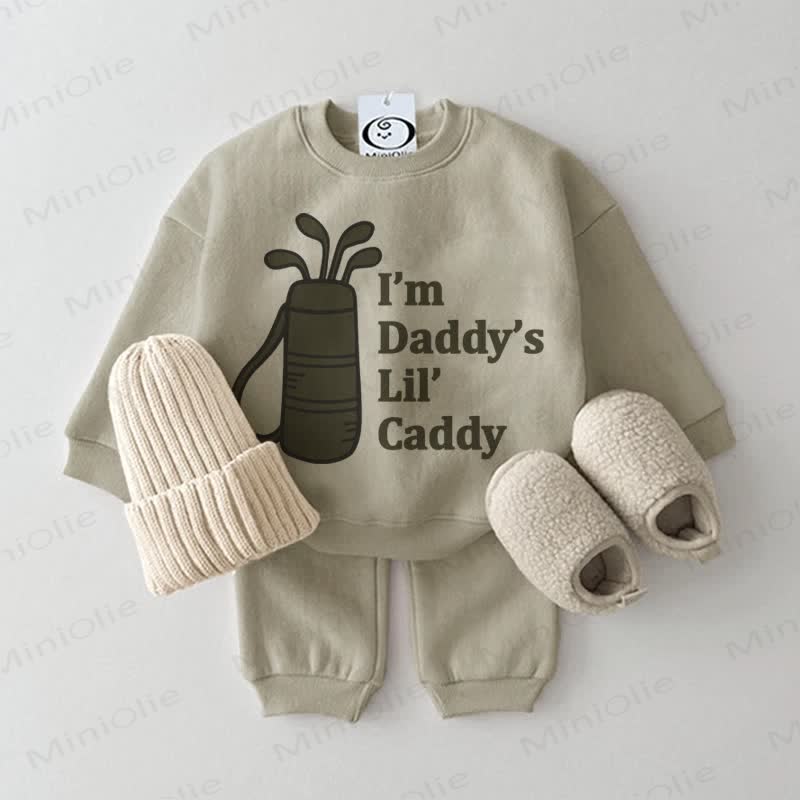 I'M DADDY'S LIL' CADDY, 2-teiliges Baby Set - Grau Grün - 2-3J - image 1