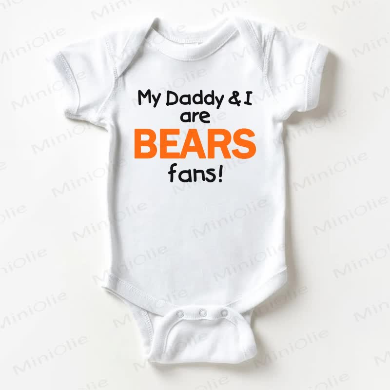 MY DADDY&I ARE BEARS FANS! ! Baby - Weiß - 18-24M - image 1