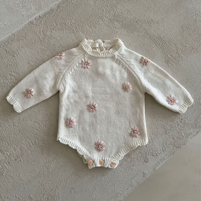 Baby - Blume mit Stricken - image 2