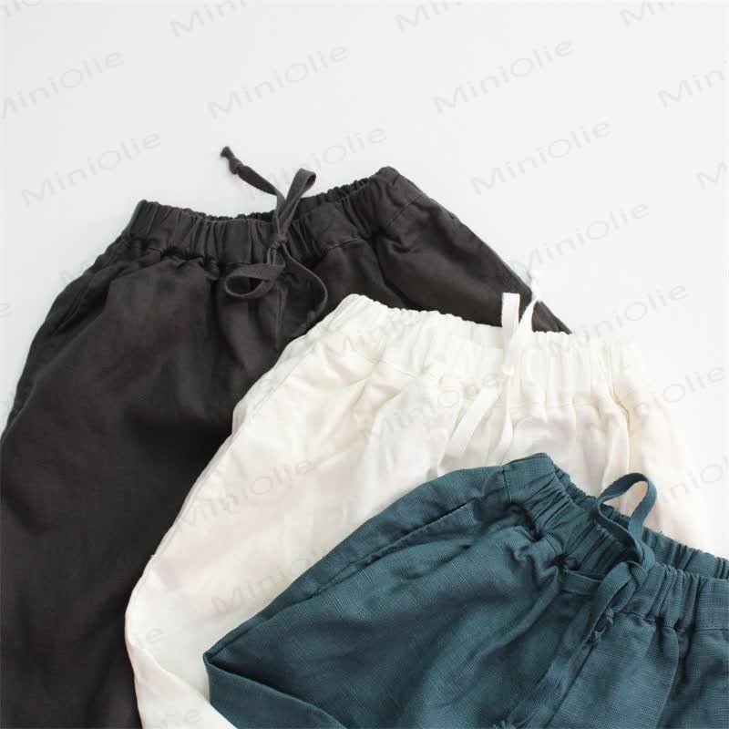 Einfarbig, neutrale, zeitlose Hose für Kleinkind - image 2