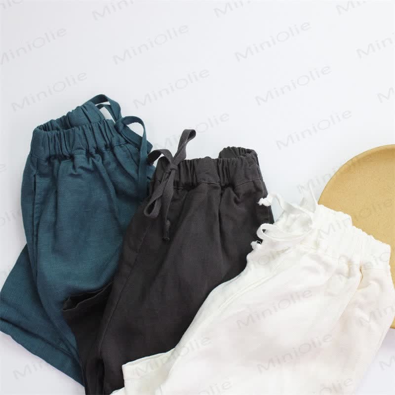Einfarbig, neutrale, zeitlose Hose für Kleinkind - image 1