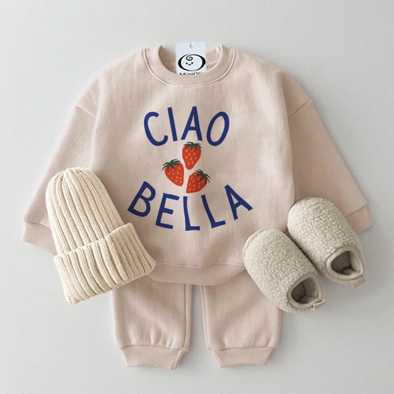 CIAO BELLA Baby 2-teiliges Erdbeere - Set - Beige - 2-3J - image 1