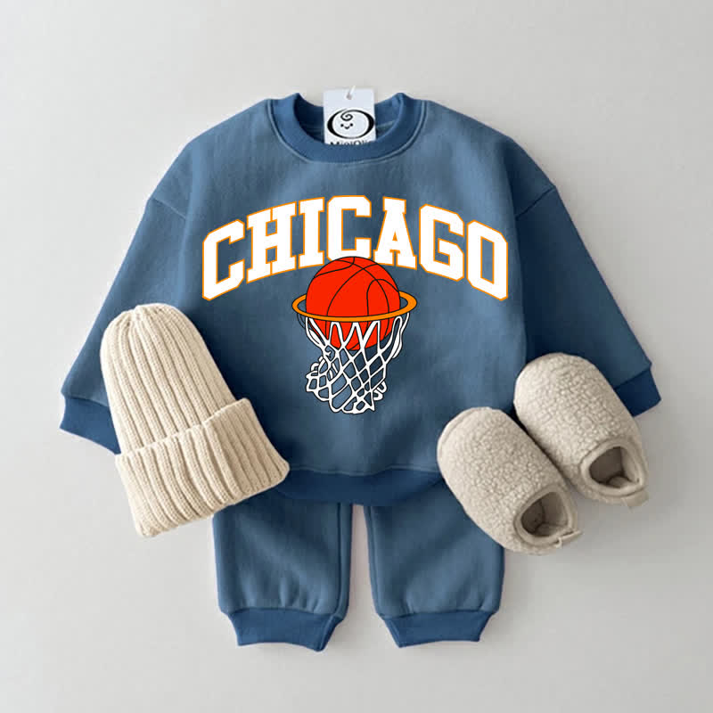 CHICAGO Baby Basketball- Sportanzug , 2-teiliges Set - Blau - 2-3J - image 1