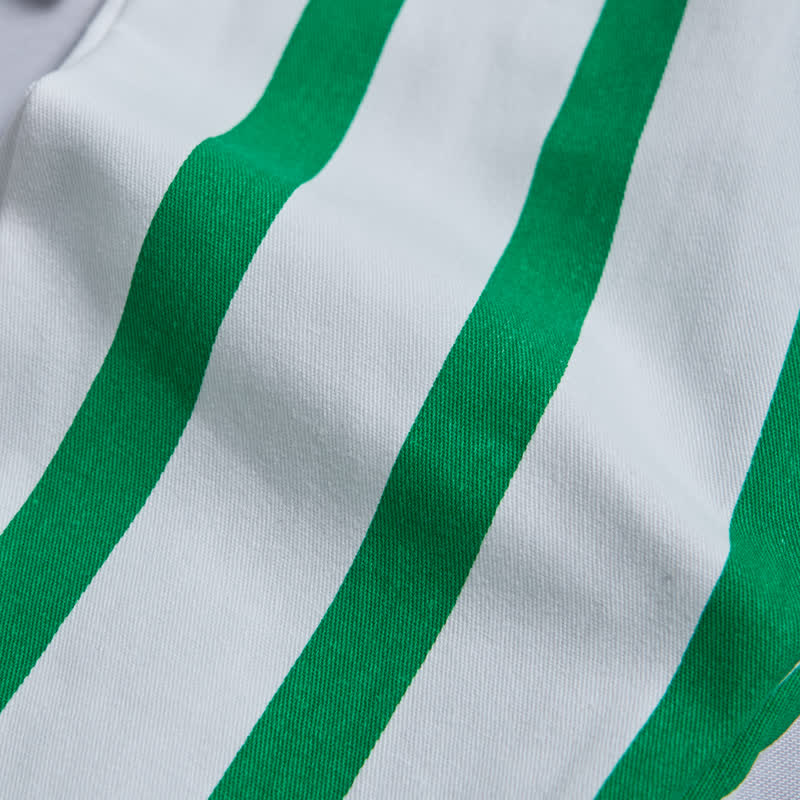 RED HOT SILLY PEPPERS Baby Grün/Rot Vertikal Streifen 2-teiliges Set - image 7