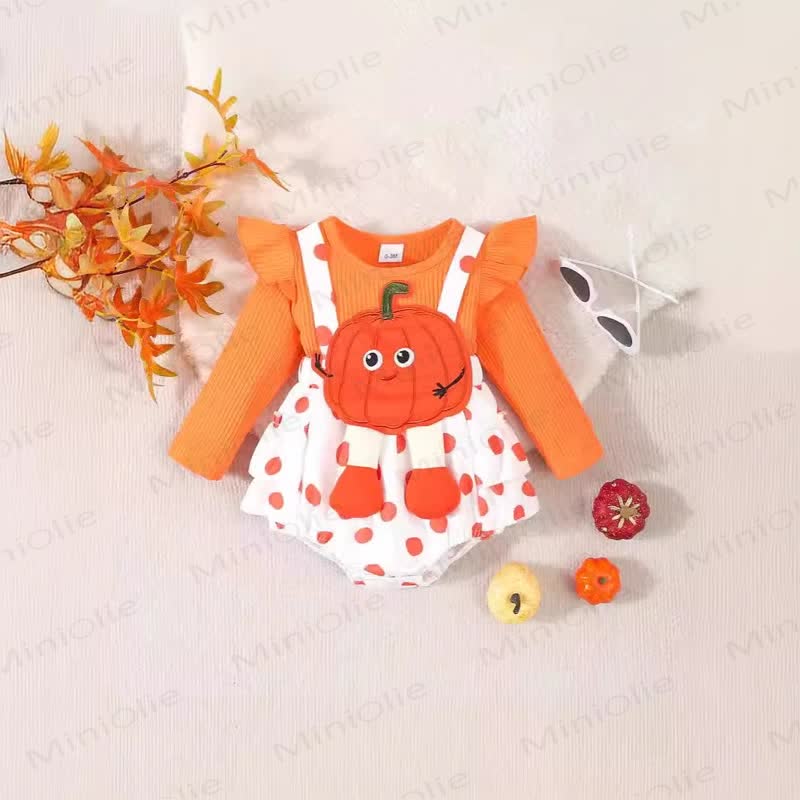 Baby Body mit Kürbis - Bodysuit - Orange - 12-18M - image 1