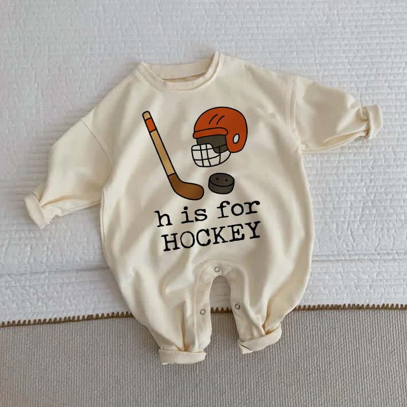 H IS FOR HOCKEY Baby Beige Strampler - Beige - 2-3J - image 1