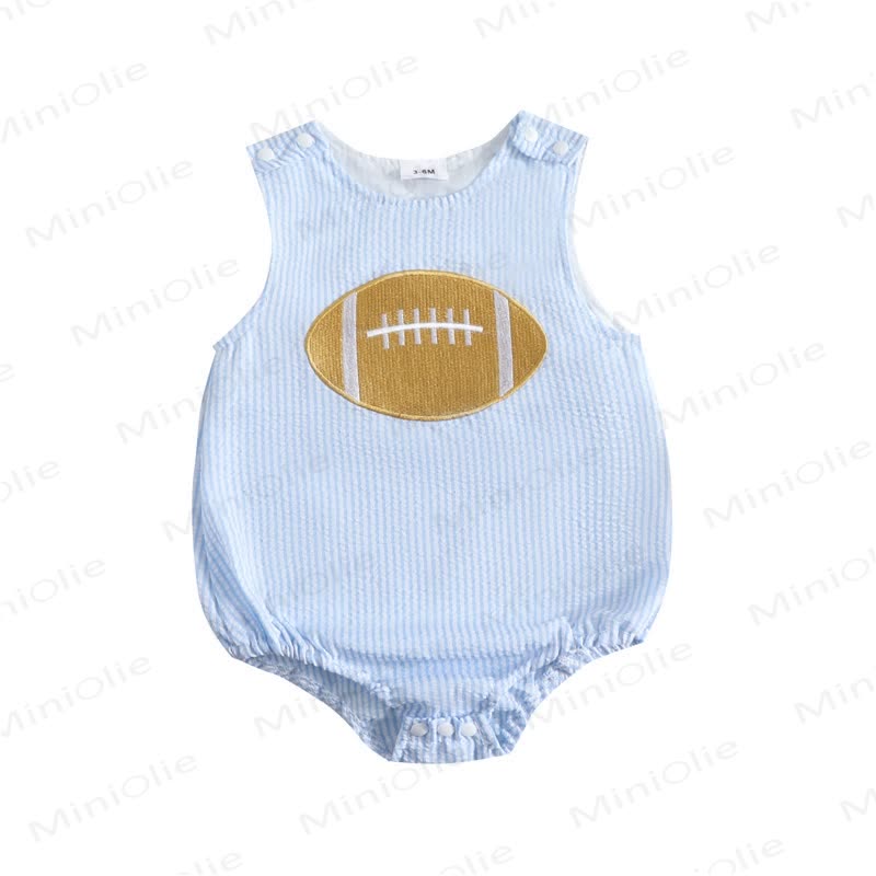 Streifen Baby -Body mit Fußball - Streifen - image 2