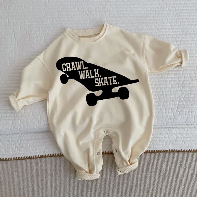 CRAWL. WALK. SKATE. Beige - Strampler - Beige - 2-3J - image 1