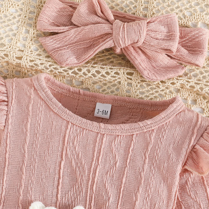 Baby Blume Bodysuit, Stirnband , Socken - image 13