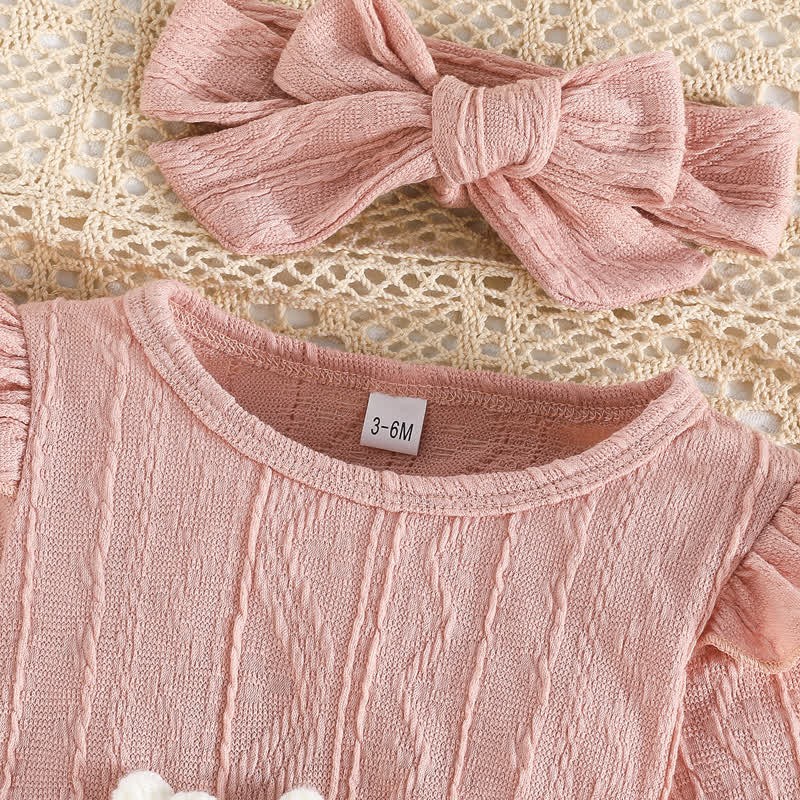 Baby Blume Bodysuit, Stirnband , Socken - image 13