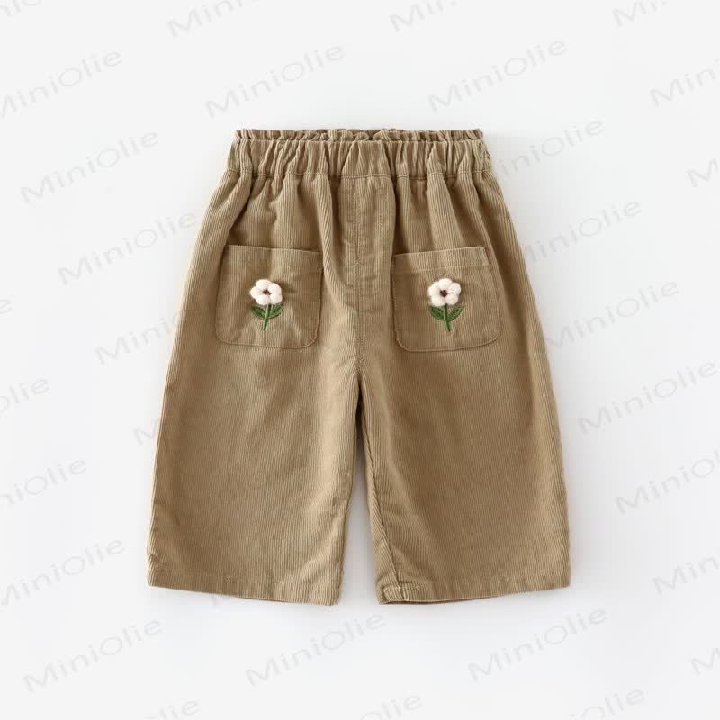 Hose mit Blume für Baby und Kleinkind - Braun - 5-7J - image 12