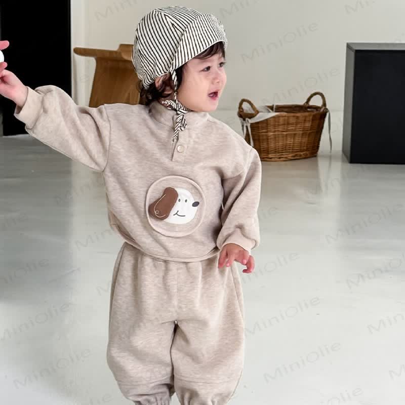 2-teiliges Set mit Welpen-Patch für Baby und Kleinkind - image 2