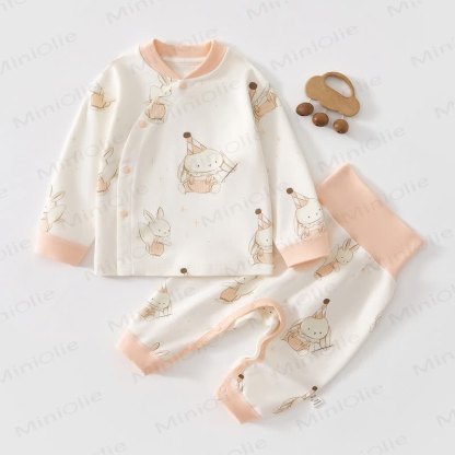 2-teiliges Baby Set mit Cartoon- Spitze und Hose - Kaninchen - 2-3J - image 3