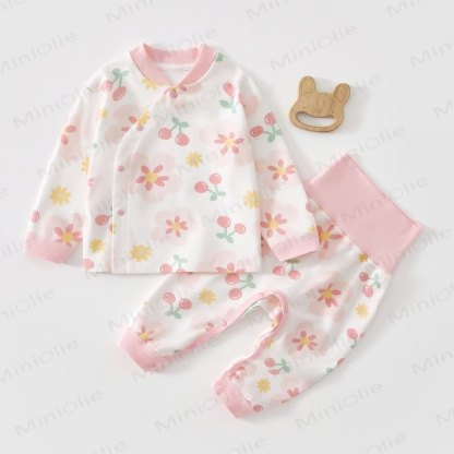 2-teiliges Baby Set mit Cartoon- Spitze und Hose - Kirsche - 2-3J - image 10