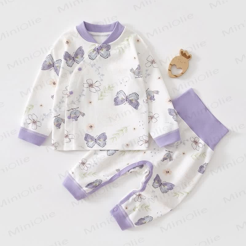 2-teiliges Baby Set mit Cartoon- Spitze und Hose - Schmetterling - 2-3J - image 9