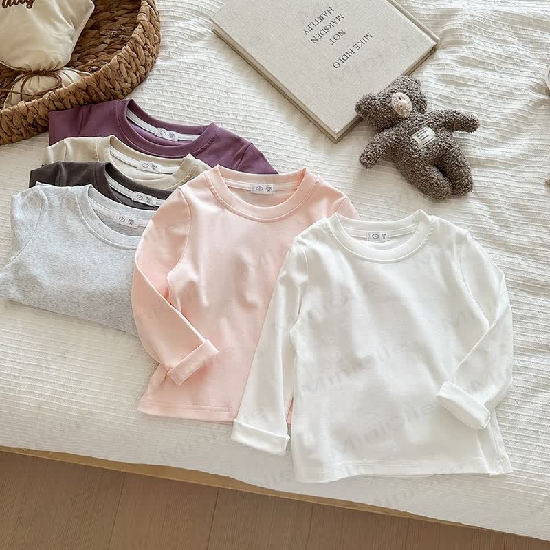 Einfarbig, einfarbiges Baselayer-T-Shirt für Kind - image 6