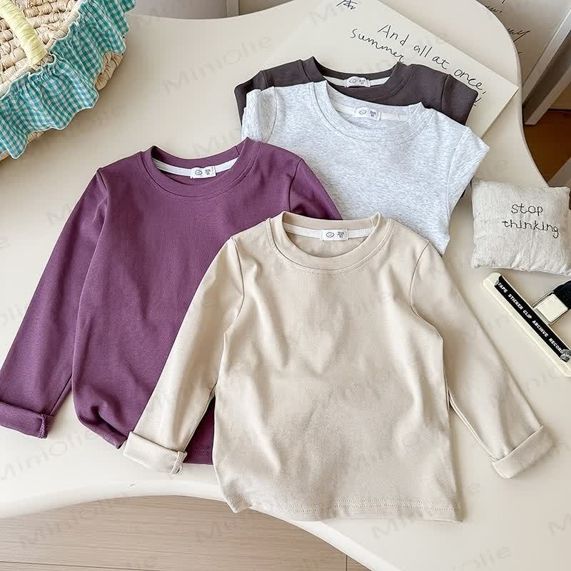 Einfarbig, einfarbiges Baselayer-T-Shirt für Kind - image 5