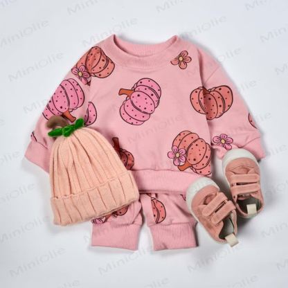 2-teiliges Rosa Set mit Blumen für Baby - Rosa - 2-3J - image 1