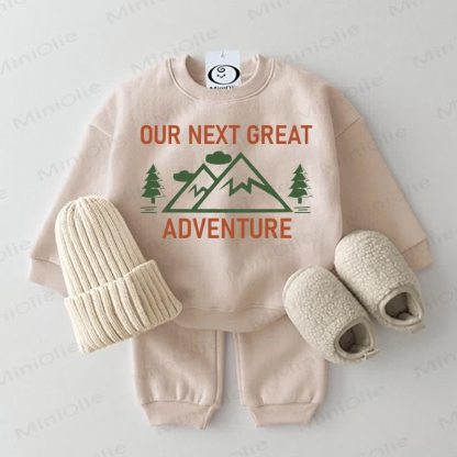 OUR NEXT GREAT ADVENTURE Baby 2-teiliges Beige Set - Beige - 2-3J - image 1