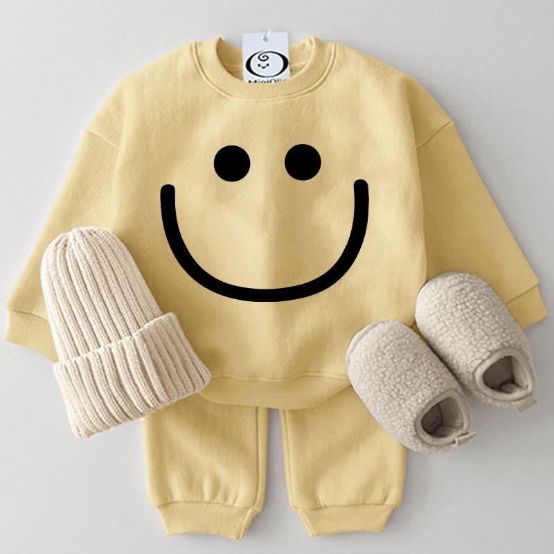 2-teiliges Gelb Set mit Lächelnd Baby - Gelb - 2-3J - image 1