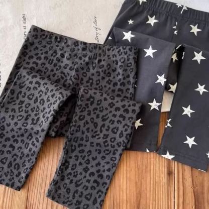 Baby Kleinkind Mädchen Leopardenmuster/Fünfzackigen Stern Gamaschen - image 2