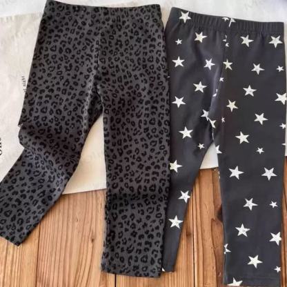 Baby Kleinkind Mädchen Leopardenmuster/Fünfzackigen Stern Gamaschen - image 1