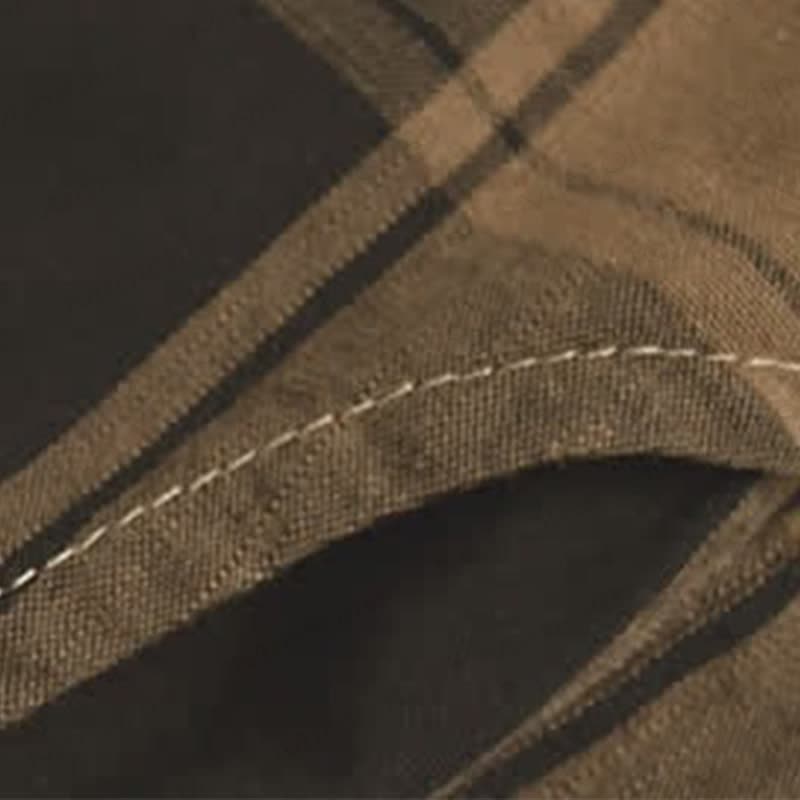 Lockere Hose für Kleinkind-Jungen) in Kaffee mit Plaid - image 7