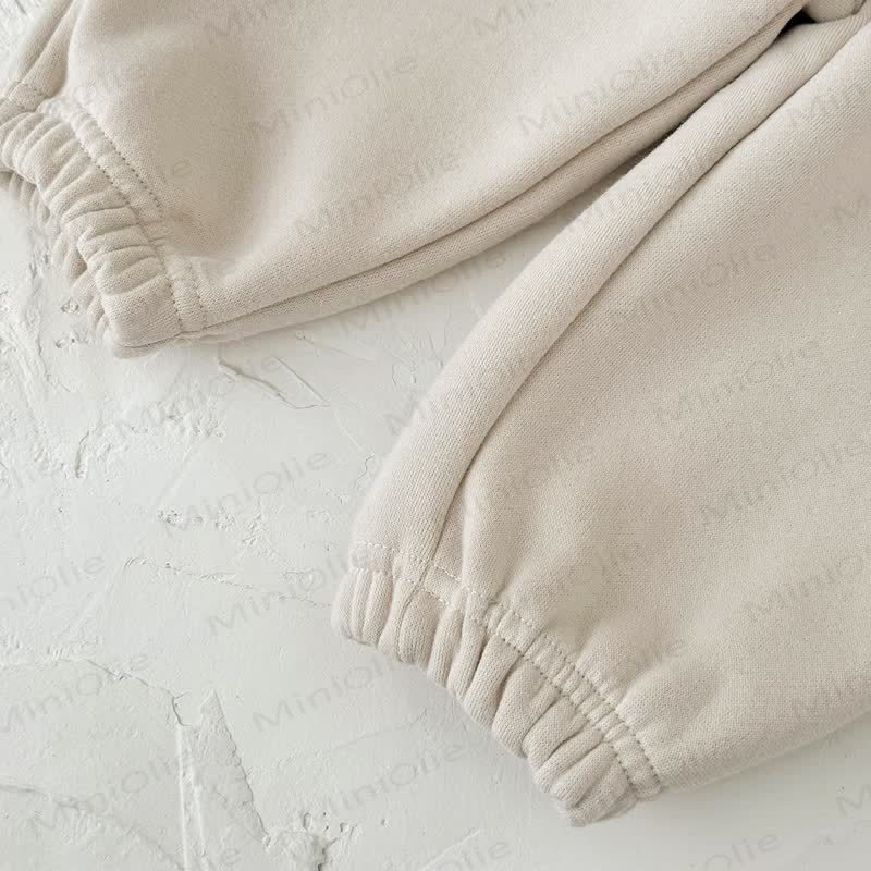 Beige 2-teiliges Vlies Set für Baby , Mädchen - image 9