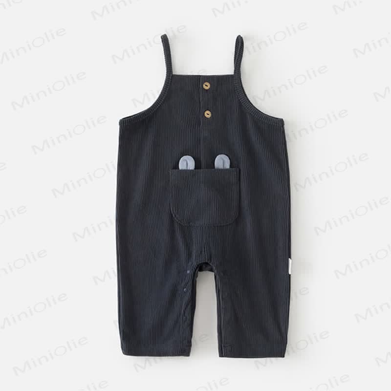 Hase Overalls mit Hasenmotiv für Baby und Kleinkind - Marineblau - 2-3J - image 2
